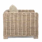 Sillón de jardín de ratán de diseño interior / exterior Homemotion - Ceara Viadurini