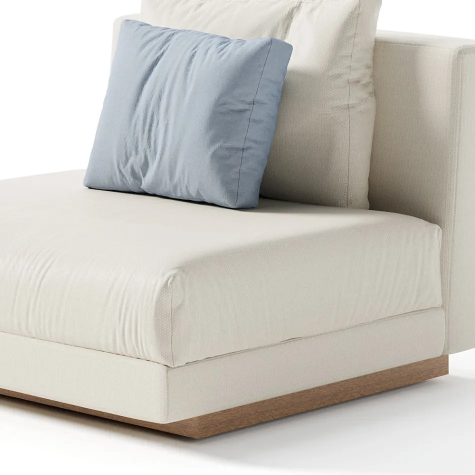 Sillón de jardín de tela Made in Italy - Rubik Viadurini