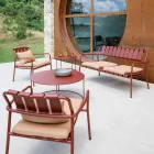 Sillón de jardín totalmente de aluminio - Resplandeciente Viadurini