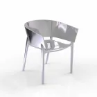 Sillón de jardín Vondom Africa de polipropileno y fibra de vidrio. Viadurini