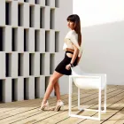 Sillón de jardín WallStreet Vondom, polipropileno y fibra de vidrio. Viadurini