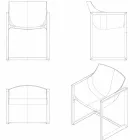 Sillón de jardín WallStreet Vondom, polipropileno y fibra de vidrio. Viadurini