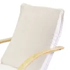 Sillón de interior de madera de abedul y tela - Abissi Viadurini