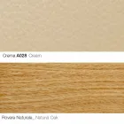 Sillón de salón con reposapiés en cuero y madera Made in Italy - Mariposa Viadurini