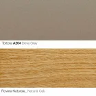 Sillón de salón con reposapiés en cuero y madera Made in Italy - Mariposa Viadurini