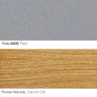 Sillón de salón con reposapiés en cuero y madera Made in Italy - Mariposa Viadurini