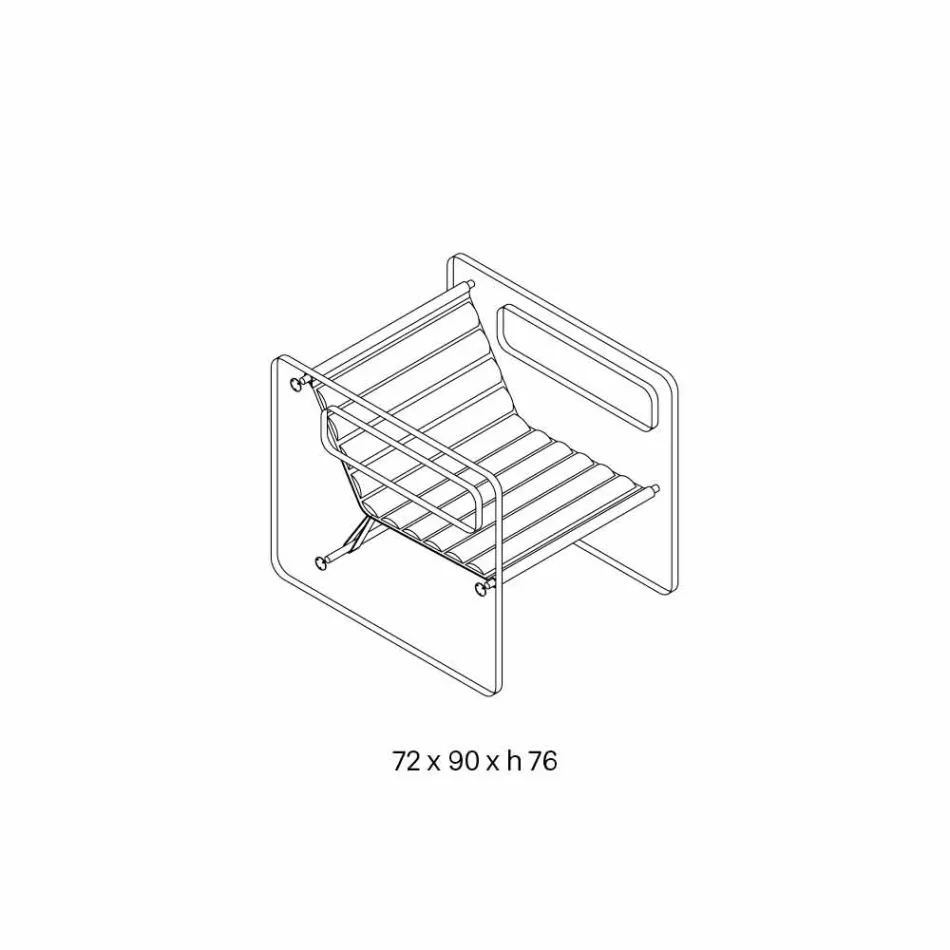 Sillón de salón en vidrio y asiento en cuero blanco de diseño moderno - Tecna Viadurini