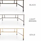 Sillón de salón de tela con estructura de metal Made in Italy - Manila Viadurini