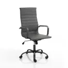 Sillón de Oficina con Respaldo Alto o Bajo - Rubidio Viadurini