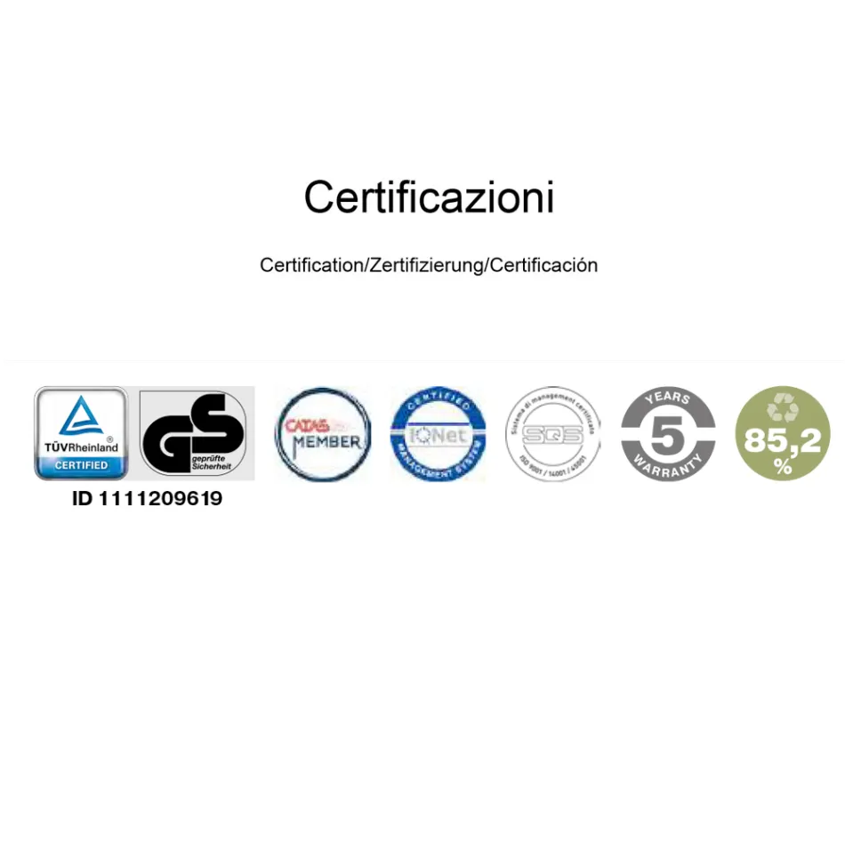 Silla de oficina ergonómica giratoria con ruedas y reposacabezas - Gimiglia Viadurini