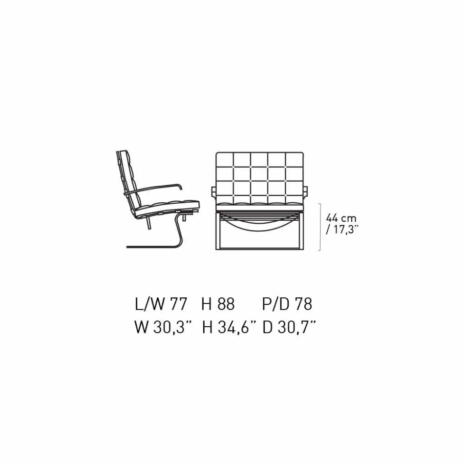 Sillón de oficina de cuero con estructura de acero Made in Italy - Speranza Viadurini