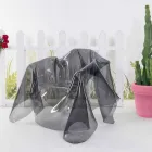 Sillón de diseño moderno en plexiglás ahumado de París, hecho en Italia Viadurini