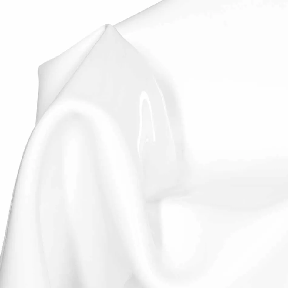 Sillón de diseño moderno en plexiglás blanco París, hecho en Italia. Viadurini