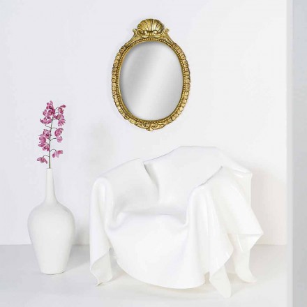 Sillón de diseño moderno en plexiglás blanco París, hecho en Italia. Viadurini