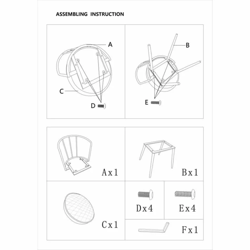Sillón de diseño de estilo industrial en hierro y ecopiel - Pinny Viadurini