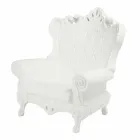 Sillón elegante de color Slide polietileno Queen Of Love hecho en Italia Viadurini