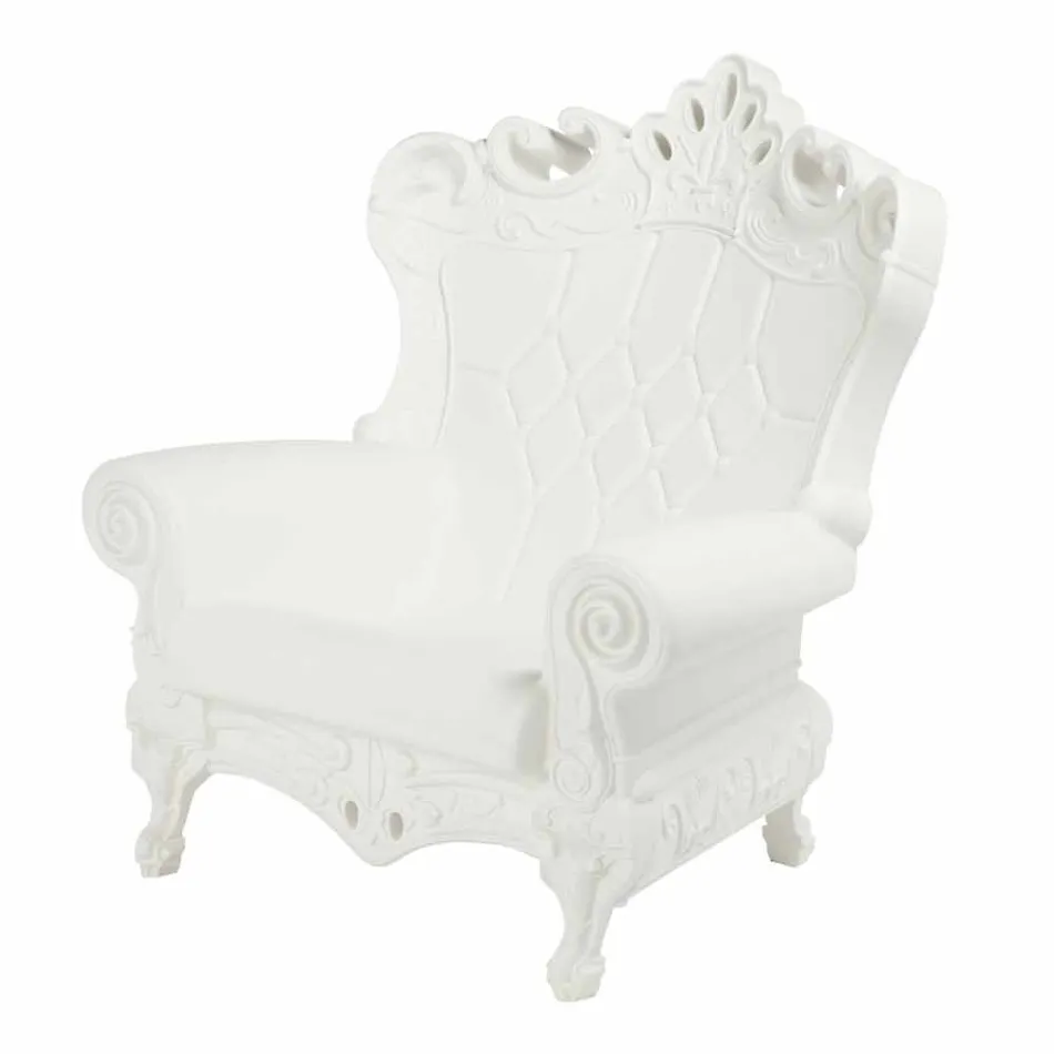 Sillón elegante de color Slide polietileno Queen Of Love hecho en Italia Viadurini