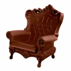 Sillón elegante de color Slide polietileno Queen Of Love hecho en Italia Viadurini