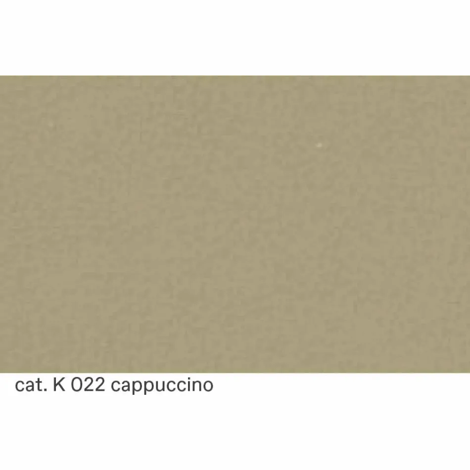 Sillón giratorio tapizado en cuero con reposapiés Made in Italy - Maestrale Viadurini