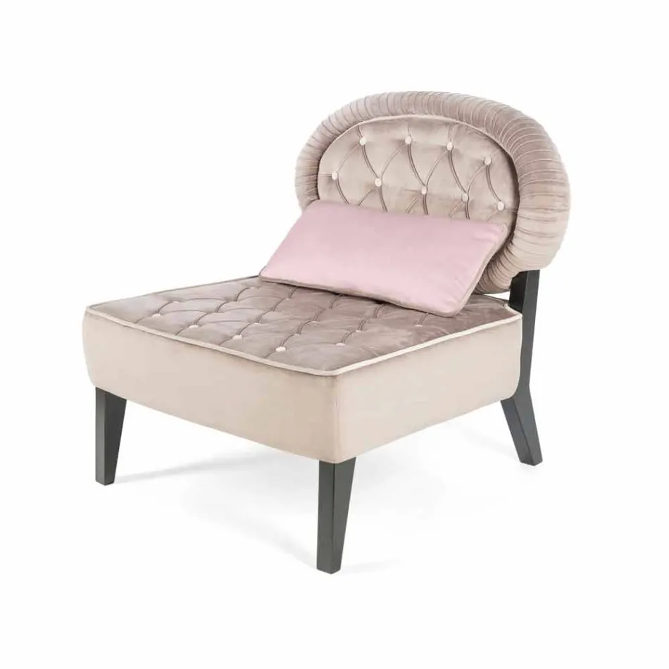 Tapizados de terciopelo acolchado trabajó Elizabeth Viadurini