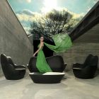 Sillón de polietileno para exterior Sabinas by Vondom, diseño moderno Viadurini
