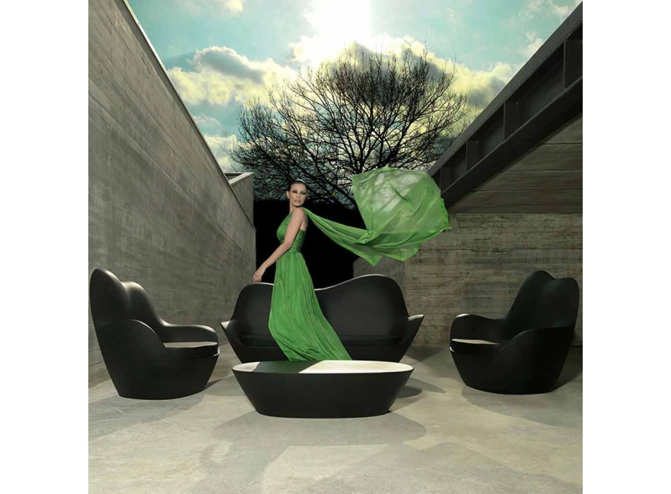 Sillón de polietileno para exterior Sabinas by Vondom, diseño moderno Viadurini