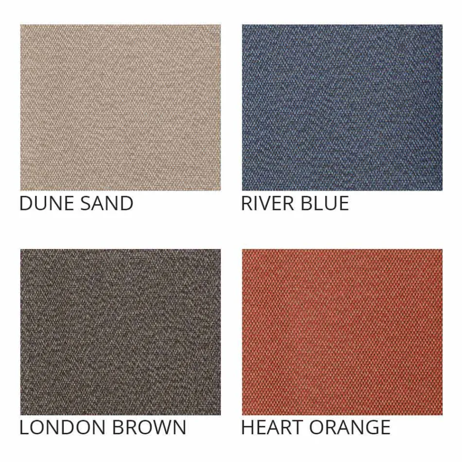 Sillón con cojines impermeables, para exteriores - Mara Slide Viadurini