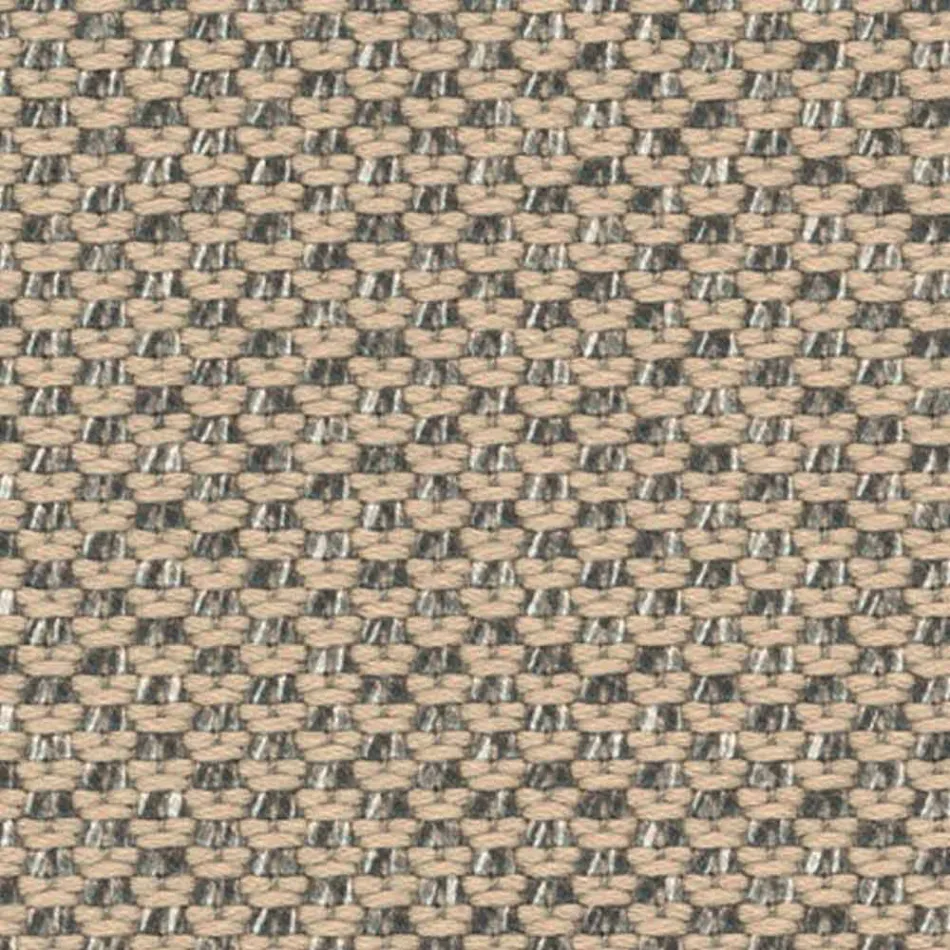 Sillón tapizado de exterior para salón, en fibra sintética - Maat by Varaschin Viadurini