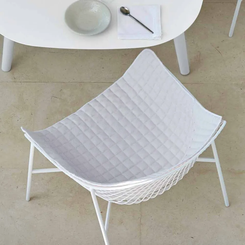 Varaschin Summer Modern Garden Lounge Lounge en Acero Viadurini