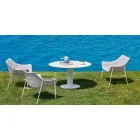 Varaschin Summer Modern Garden Lounge Lounge en Acero Viadurini