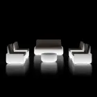 Sillón de exterior Bright en polietileno con cojín Made in Italy - Belida Viadurini