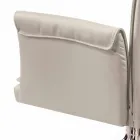 Sillón hecho en Italia cubierto en cuero Niles, diseño moderno Viadurini