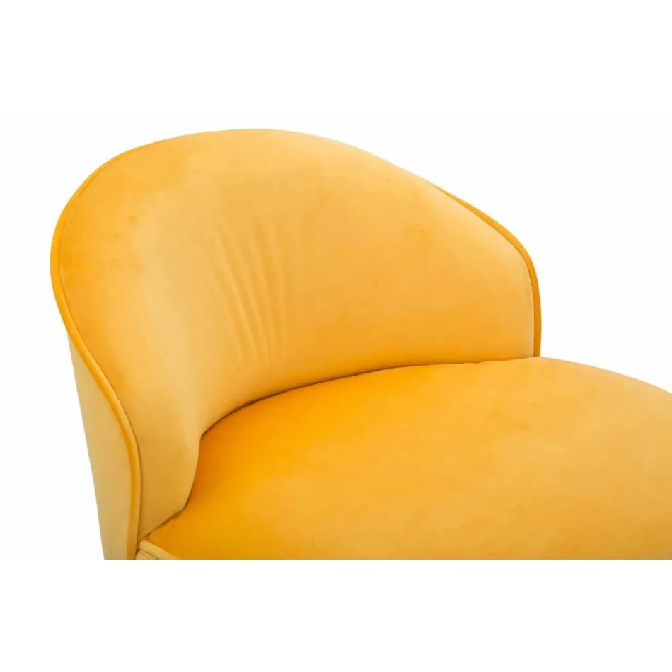 Sillón Mini Coloreado de Diseño Moderno en Madera y Tela - Koah Viadurini