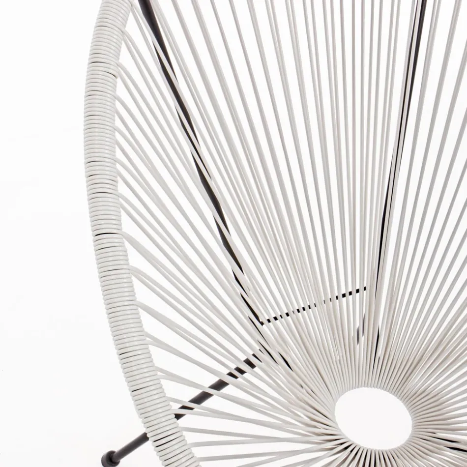 Sillón de diseño moderno para exterior en acero pintado - Spumolizia Viadurini