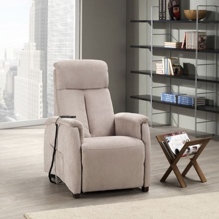 Sillón elevador motorizado Via Venezia con dos motores Viadurini