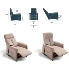 Sillón elevador motorizado Via Venezia con dos motores Viadurini