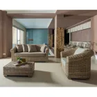 Sillón de Exterior en Kubù con Cojines Incluidos - Isildur Viadurini