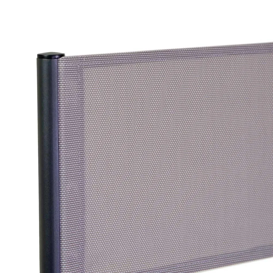 Silla de Director de Aluminio, Textilene y Apoyabrazos de Teka - Tenda Viadurini