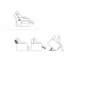 Relaja la silla alzapersona 2 motores de diseño Rosa, hechas en Italia Viadurini