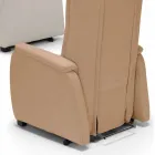 Relaja la silla alzapersona 2 motores de diseño Rosa, hechas en Italia Viadurini