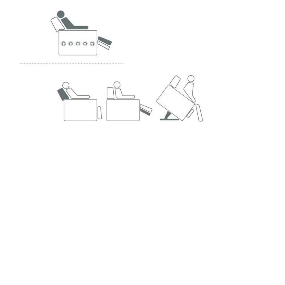 Relaja la silla alzapersona 2 motores de diseño Rosa, hechas en Italia Viadurini