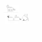 Relaja la silla alzapersona 2 motores de diseño Rosa, hechas en Italia Viadurini