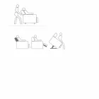 Relaja la silla alzapersona 2 motores de diseño Rosa, hechas en Italia Viadurini