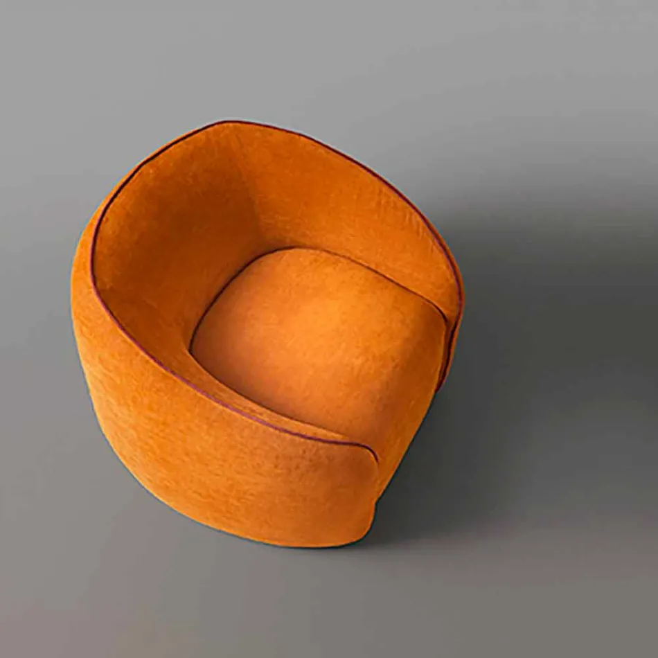 Sillón Relax Diseño Moderno Made in Italy en Tejido de Colores - Baloo Viadurini