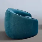 Sillón Relax Diseño Moderno Made in Italy en Tejido de Colores - Baloo Viadurini