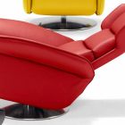 sillón giratorio motorizado relajante 2 motores de diseño italiano Bao Viadurini