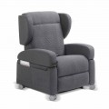 Sillon Relax Reclinable fabricados en Italia Giglio, diseño moderno sillón ortopédica