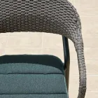 Sillón de exterior con cojín de asiento Made in Italy - Noss by Varaschin Viadurini