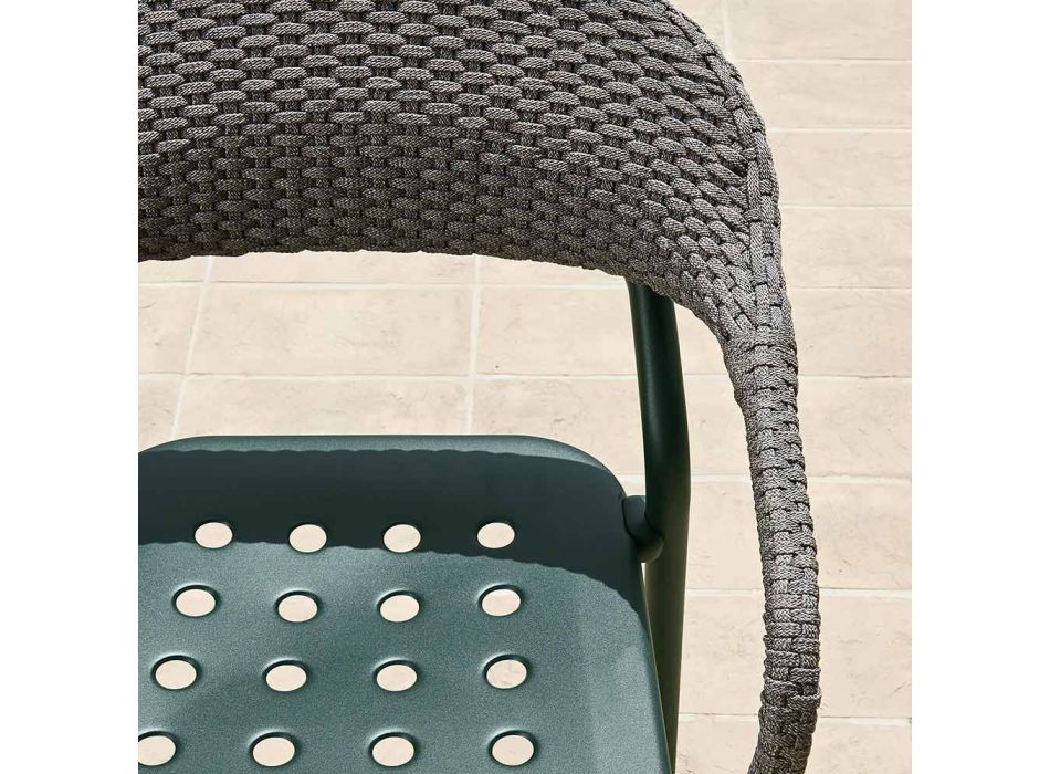Sillón de exterior con cojín de asiento Made in Italy - Noss by Varaschin Viadurini