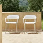 Sillón de exterior con cojín de asiento Made in Italy - Noss by Varaschin Viadurini